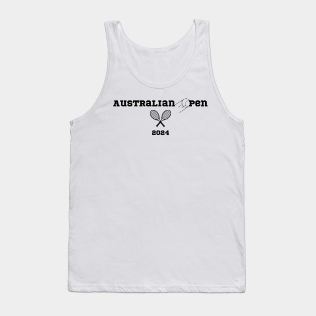 Australian Open 2024 Tank Top by SoulSummer